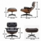Fauteuil Lounge Chair Walnoot