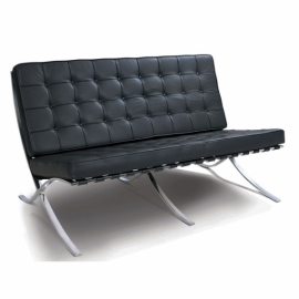 furmod Barcelona Half-lederen stoel 2 plaatsen