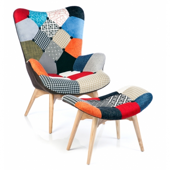 furmod Fauteuil Featherston Patchwork "New Edition"