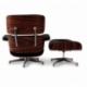 furmod Eames Lounge Chair Inspirado Polipiel