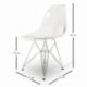 James Chair van transparant metaal - Design stoelen 