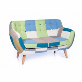 furmod Club Patchwork 2-zitsbank