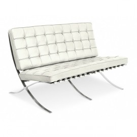 furmod Barcelona Chair Kunstleer 2 plaatsen