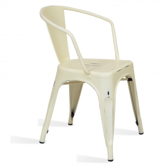 Stuhl Bistro Brush mit Armlehne Icon Möbel