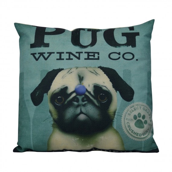 Pug gooien kussen