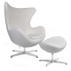 furmod Chair Egg Chair met voetsteun