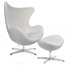 furmod Chair Egg Chair met voetsteun
