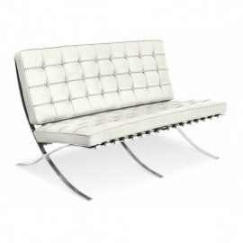 furmod Barcelona Half-lederen stoel 2 plaatsen