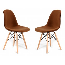 Pack 2 Sthule Velvet Brown