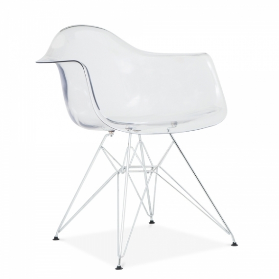 furmod Eames DAR Style Chair Transparant