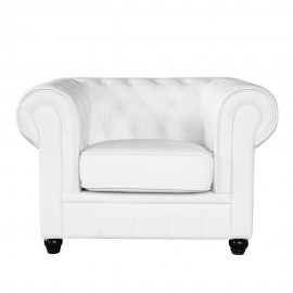 furmod Chester Leatherette 1-zitsbank