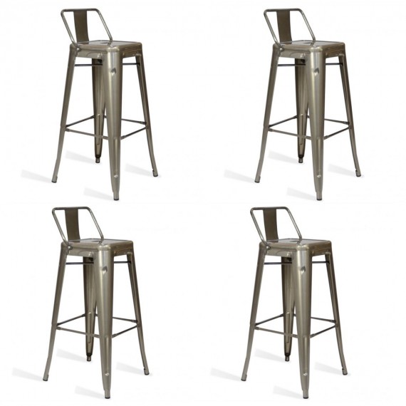Pack 4 Hocker Bistro LB Icon Möbel